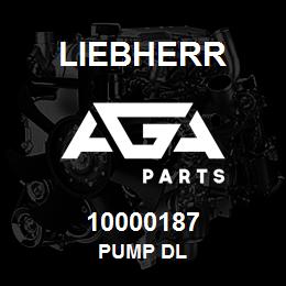 10000187 Liebherr PUMP DL | AGA Parts
