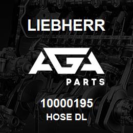 10000195 Liebherr HOSE DL | AGA Parts