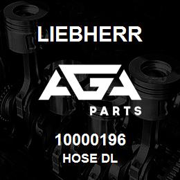 10000196 Liebherr HOSE DL | AGA Parts