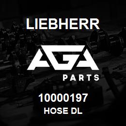 10000197 Liebherr HOSE DL | AGA Parts