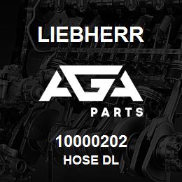 10000202 Liebherr HOSE DL | AGA Parts