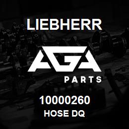 10000260 Liebherr HOSE DQ | AGA Parts
