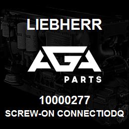 10000277 Liebherr SCREW-ON CONNECTIODQ | AGA Parts