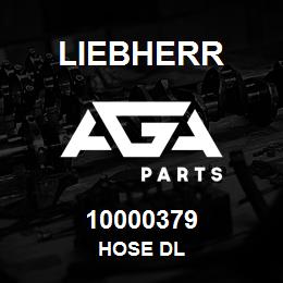 10000379 Liebherr HOSE DL | AGA Parts