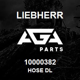 10000382 Liebherr HOSE DL | AGA Parts