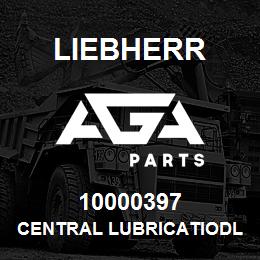 10000397 Liebherr CENTRAL LUBRICATIODL | AGA Parts