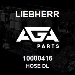 10000416 Liebherr HOSE DL | AGA Parts