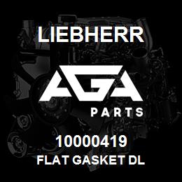 10000419 Liebherr FLAT GASKET DL | AGA Parts
