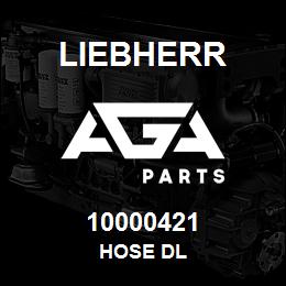 10000421 Liebherr HOSE DL | AGA Parts