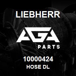 10000424 Liebherr HOSE DL | AGA Parts
