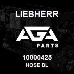 10000425 Liebherr HOSE DL | AGA Parts