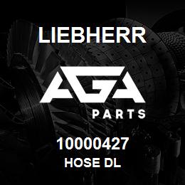 10000427 Liebherr HOSE DL | AGA Parts