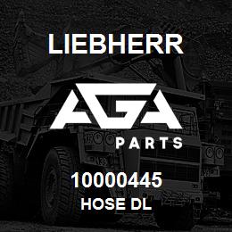 10000445 Liebherr HOSE DL | AGA Parts