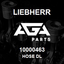 10000463 Liebherr HOSE DL | AGA Parts