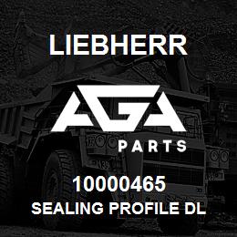 10000465 Liebherr SEALING PROFILE DL | AGA Parts