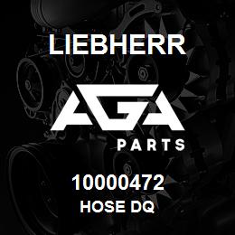 10000472 Liebherr HOSE DQ | AGA Parts