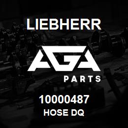 10000487 Liebherr HOSE DQ | AGA Parts