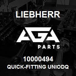 10000494 Liebherr QUICK-FITTING UNIODQ | AGA Parts