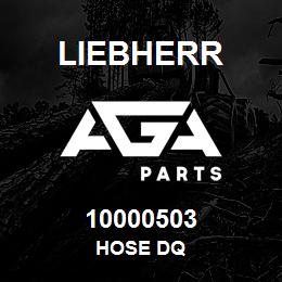 10000503 Liebherr HOSE DQ | AGA Parts