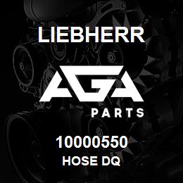 10000550 Liebherr HOSE DQ | AGA Parts