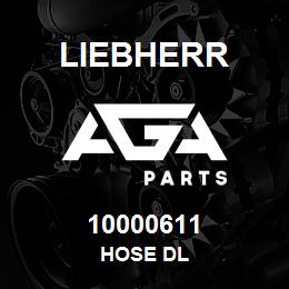 10000611 Liebherr HOSE DL | AGA Parts