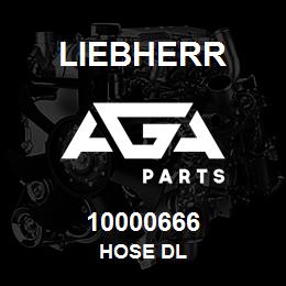 10000666 Liebherr HOSE DL | AGA Parts