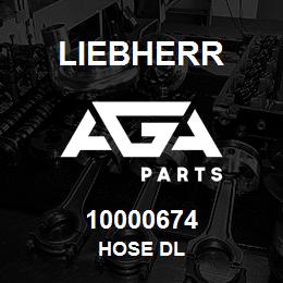 10000674 Liebherr HOSE DL | AGA Parts