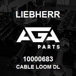 10000683 Liebherr CABLE LOOM DL | AGA Parts