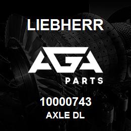 10000743 Liebherr AXLE DL | AGA Parts