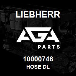 10000746 Liebherr HOSE DL | AGA Parts