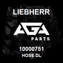 10000751 Liebherr HOSE DL | AGA Parts