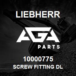 10000775 Liebherr SCREW FITTING DL | AGA Parts