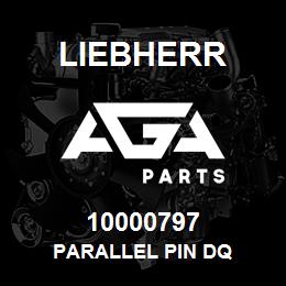 10000797 Liebherr PARALLEL PIN DQ | AGA Parts