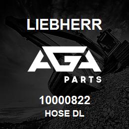 10000822 Liebherr HOSE DL | AGA Parts