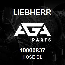 10000837 Liebherr HOSE DL | AGA Parts