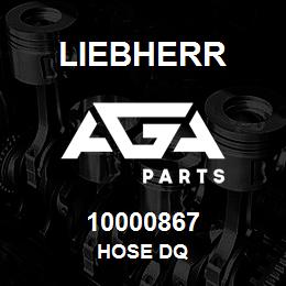 10000867 Liebherr HOSE DQ | AGA Parts