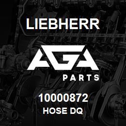 10000872 Liebherr HOSE DQ | AGA Parts