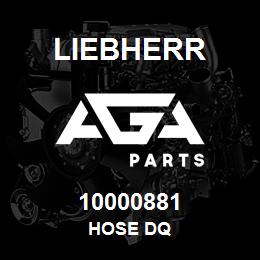 10000881 Liebherr HOSE DQ | AGA Parts