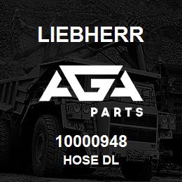 10000948 Liebherr HOSE DL | AGA Parts