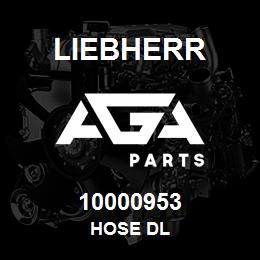 10000953 Liebherr HOSE DL | AGA Parts