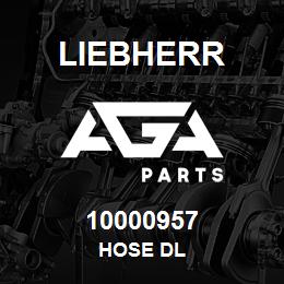 10000957 Liebherr HOSE DL | AGA Parts