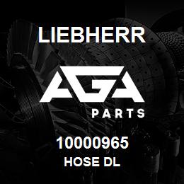 10000965 Liebherr HOSE DL | AGA Parts