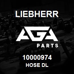 10000974 Liebherr HOSE DL | AGA Parts