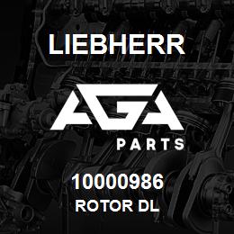 10000986 Liebherr ROTOR DL | AGA Parts