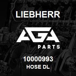10000993 Liebherr HOSE DL | AGA Parts