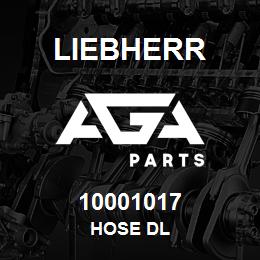 10001017 Liebherr HOSE DL | AGA Parts