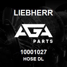 10001027 Liebherr HOSE DL | AGA Parts
