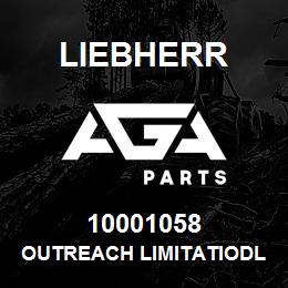 10001058 Liebherr OUTREACH LIMITATIODL | AGA Parts