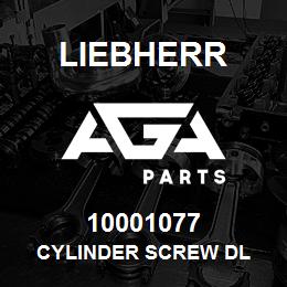 10001077 Liebherr CYLINDER SCREW DL | AGA Parts
