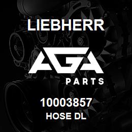 10003857 Liebherr HOSE DL | AGA Parts